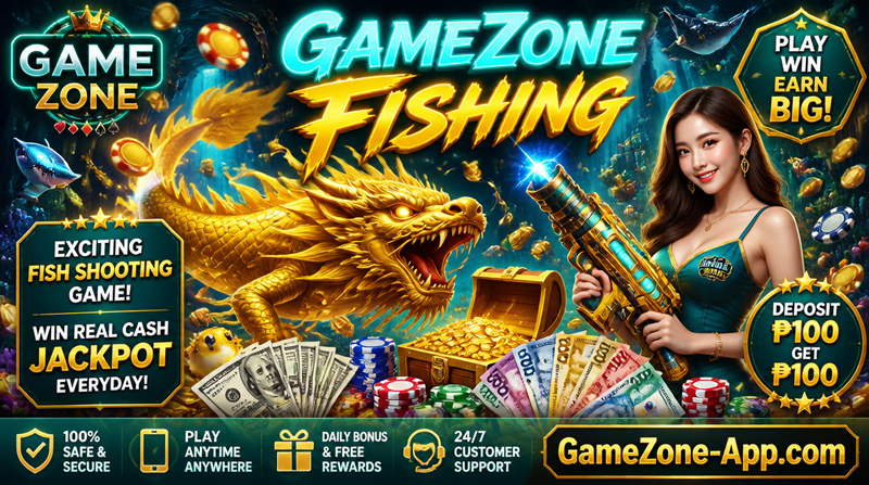 GameZone Fishing targets and arcade action
