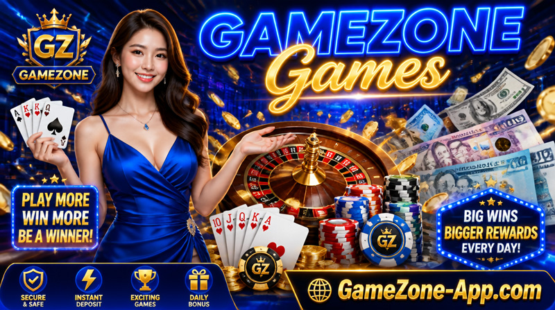 GameZone Games mobile game lobby