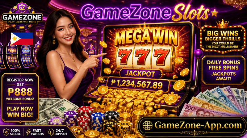 GameZone Slots reels and bonus features