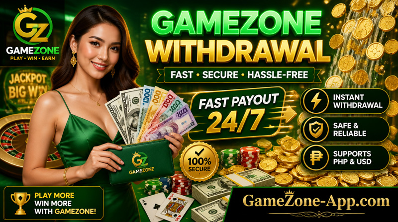 GameZone Withdrawal mobile game lobby